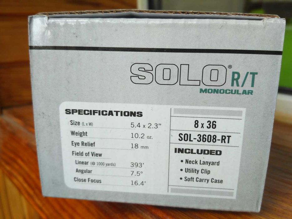 Монокуляр Vortex Solo 8x36 R/T (з далекомірної сіткою MRAD)