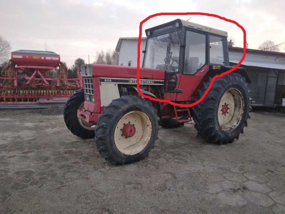 kabina,silnik,skrzynia,przystawka 4x4 international case ihc 955,1055.