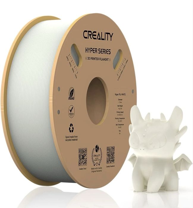 Філамент Creality HYPER PLA black, gray, white