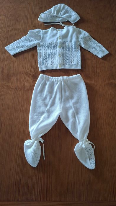 Conjunto Roupa de Bebê Bordado