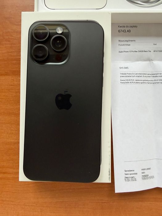 iPhone 15 Pro Max idealny