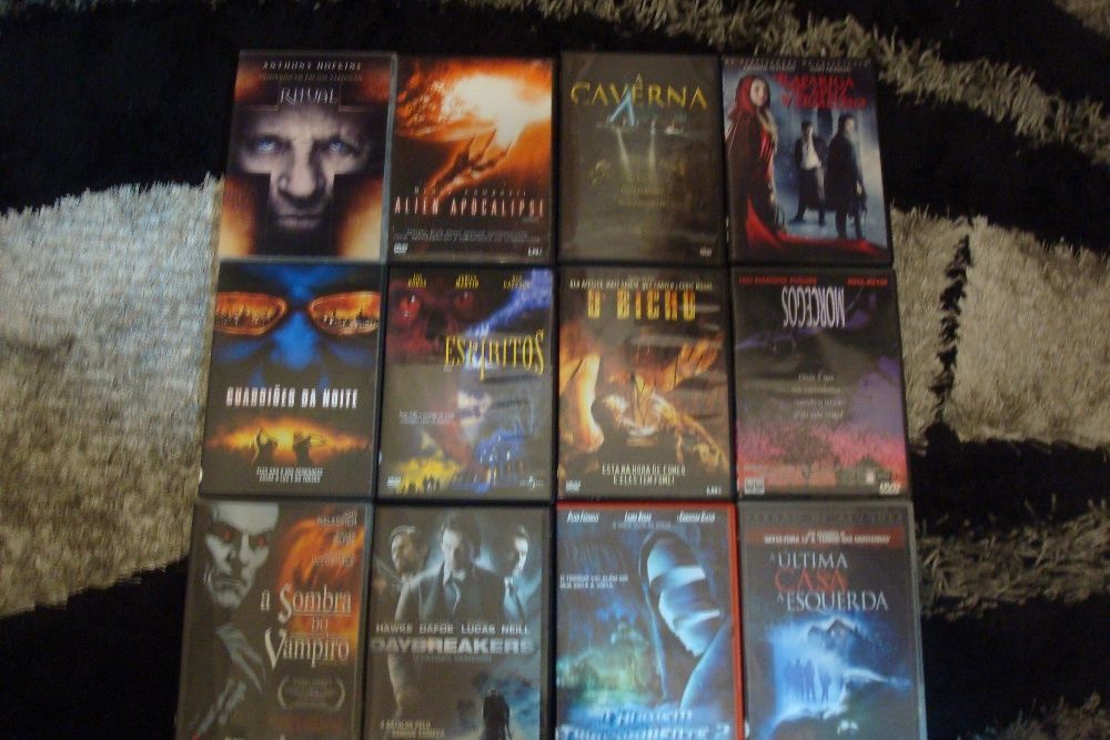 lote 17 filmes e coleçoes terror originais alguns muito raros