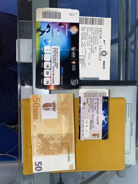 Bilhetes de Futebol de jogo