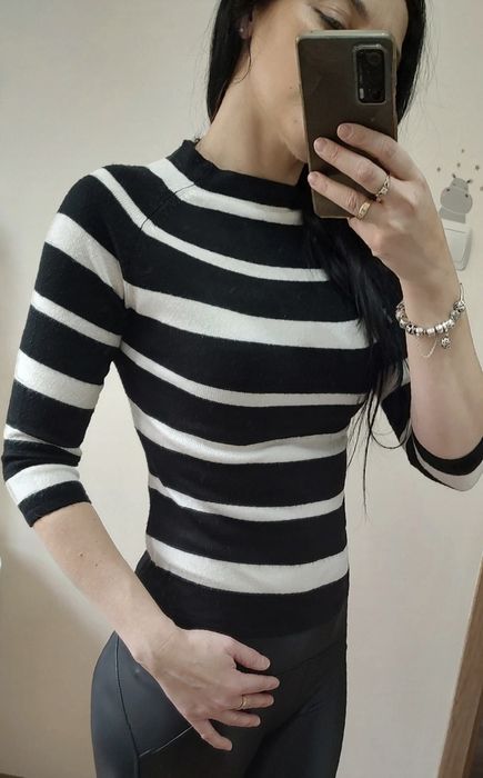 Sweterek w paski Dorothy Perkins, rozmiar S / M / 36 / 8, rękaw 3/4