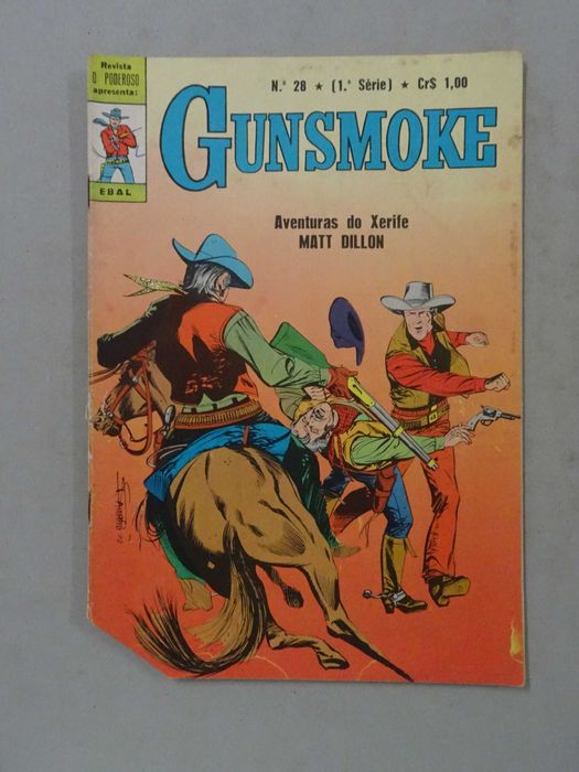 Livro EBAL - O Poderoso - Gunsmoke nº 28 (1ª série)