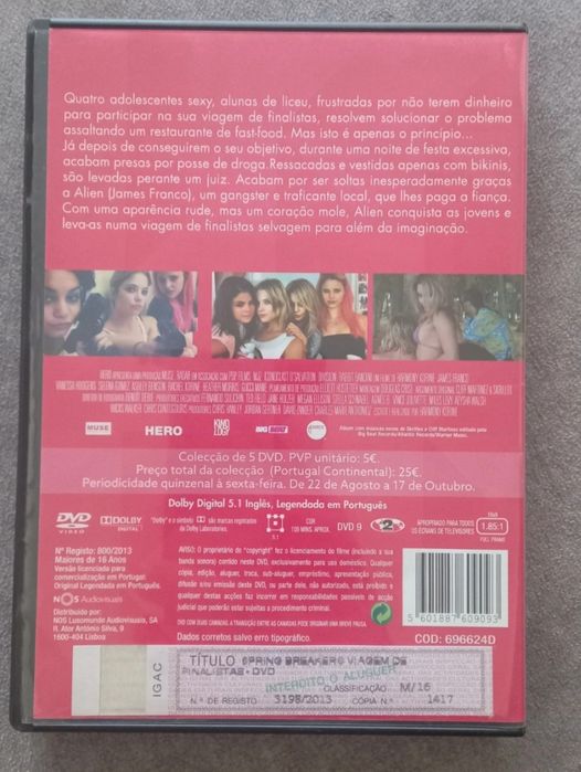DVD viagem de finalistas