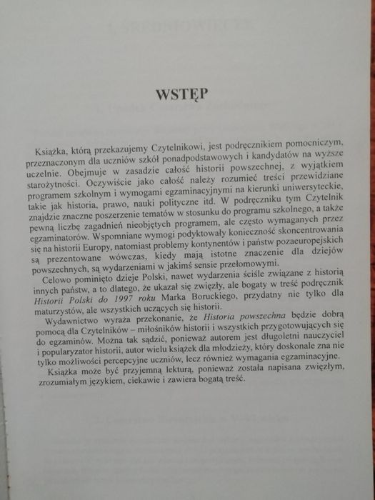Historia powszechna do 2004 Marek Borucki