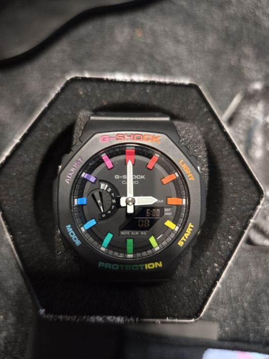 G-Shock Casi Oak Black Rainbow