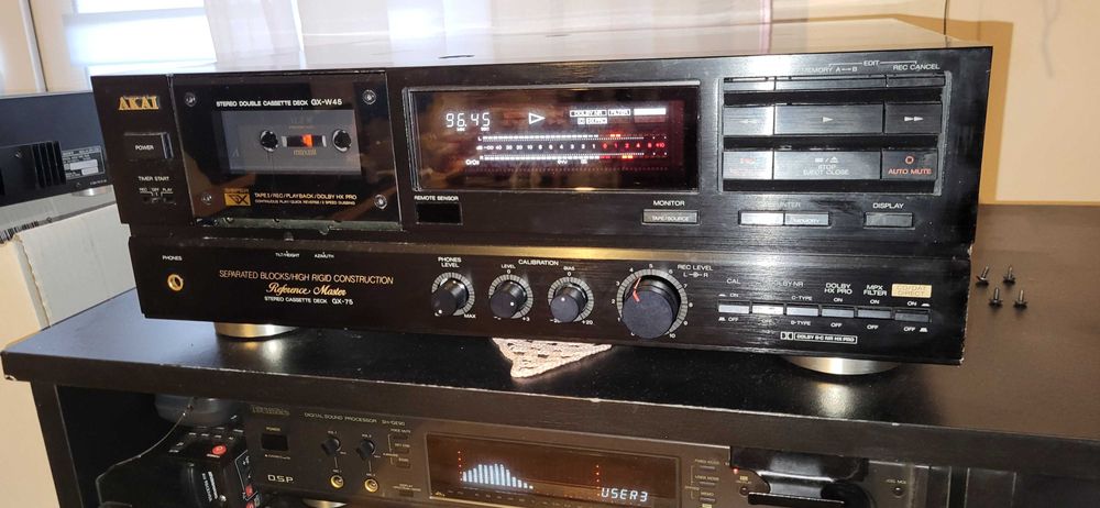 Akai GX-75 Magnetofon kasetowy +pilot