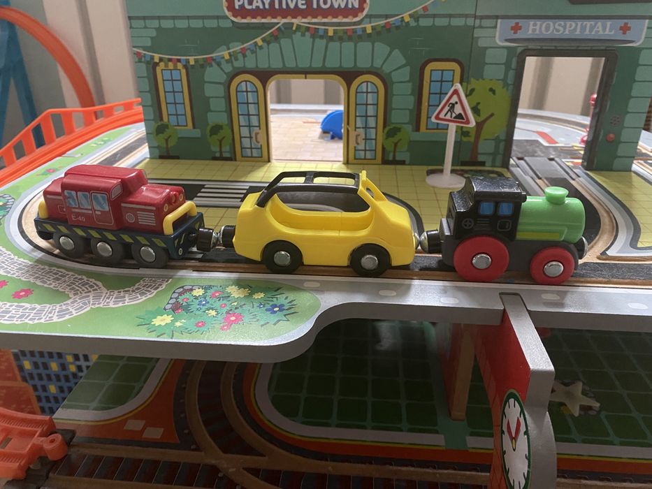 Playtive tor pociąg stacja duży zestaw