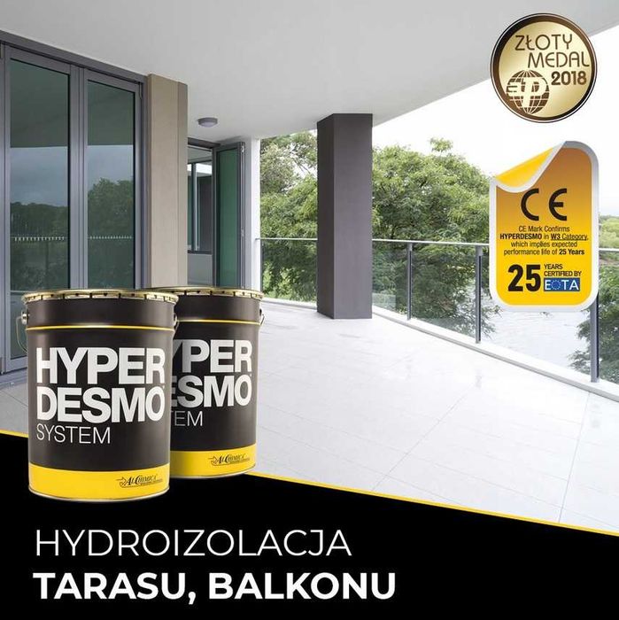 Żywica Hyperdesmo jednoskładnikowa alifatyczna płynna membrana