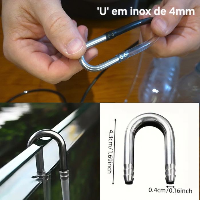 Sistema CO2 Caseiro p/ Aquários - Material pneumático