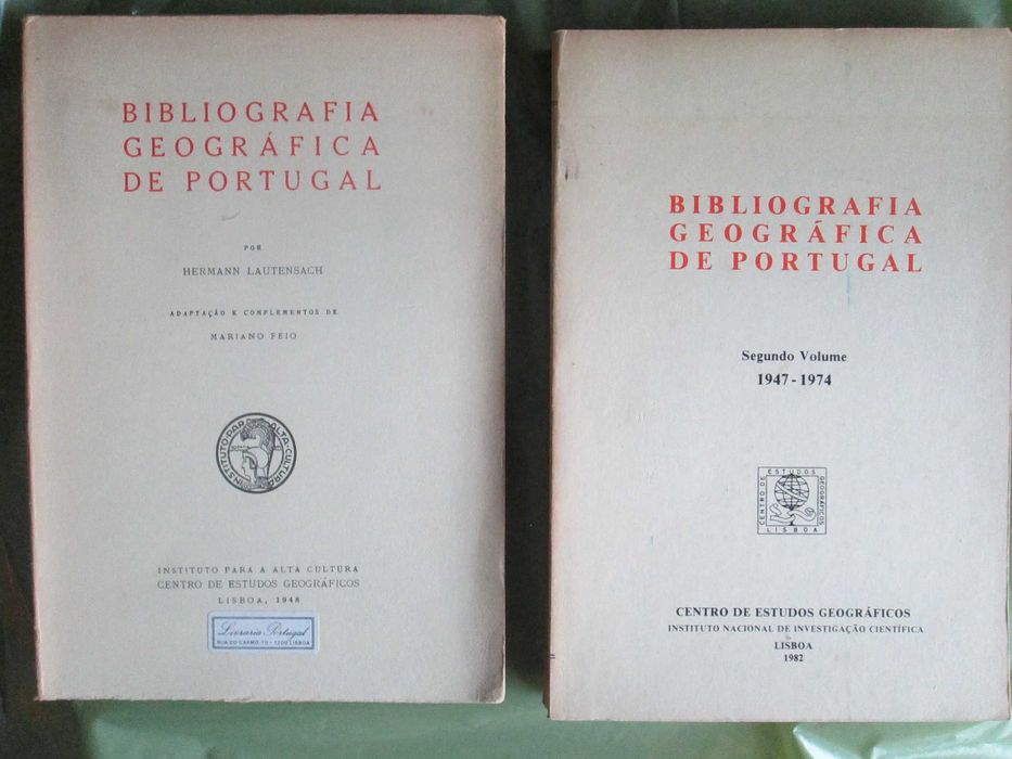 Bibliografia Geográfica de Portugal - Vols I e II