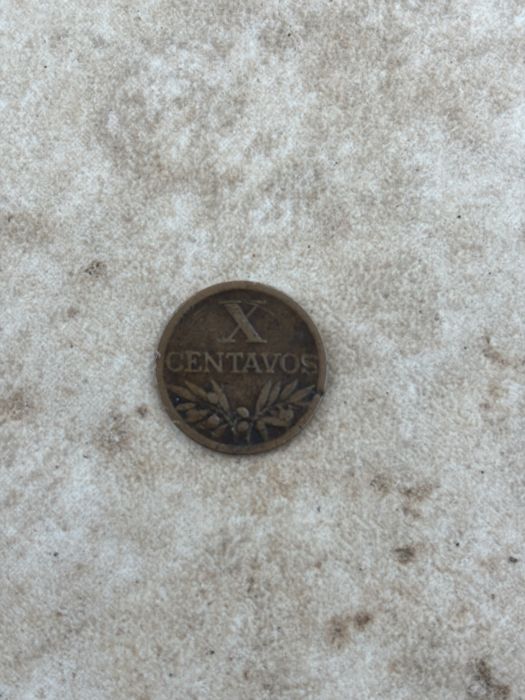 Moeda 10 centavos portuguesa