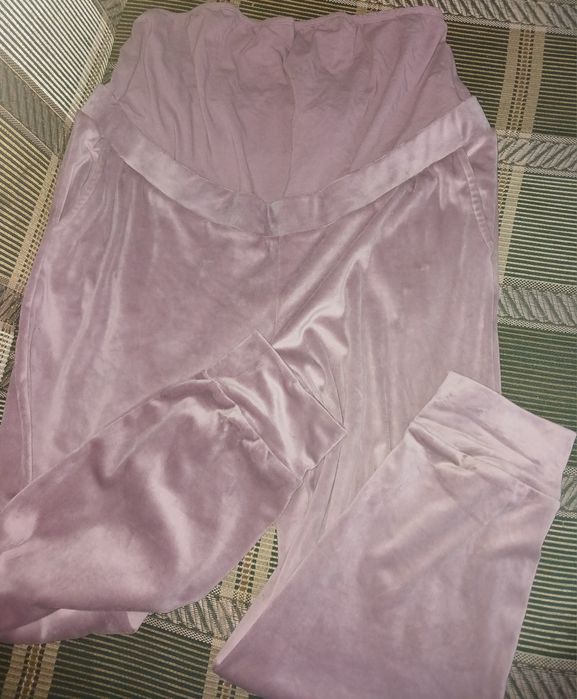 Спортивні велюрові штани для вагітних