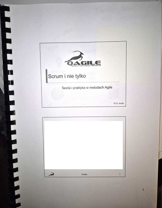 Materiały szkoleniowe SCRUM Agile z egzaminem próbnym