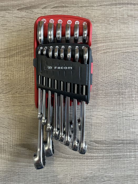 Kit chaves de boca luneta combinadas facom