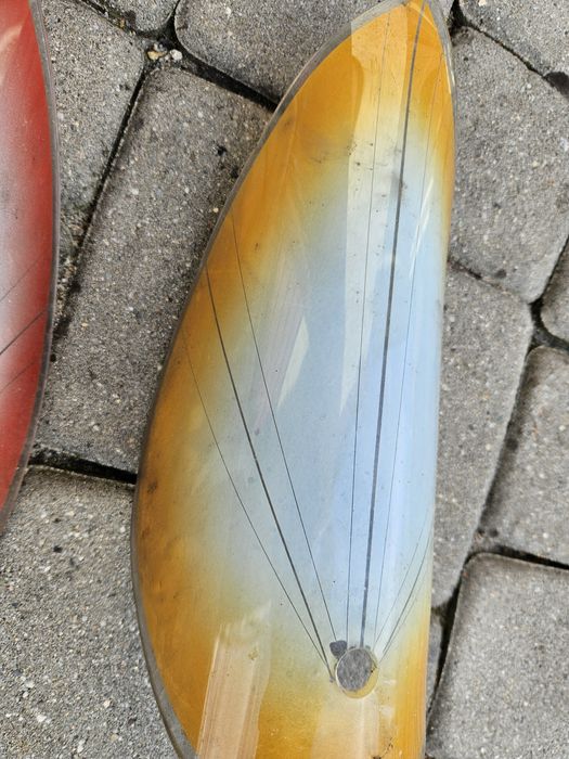 Klosze kolorowe do lampy prl stan bardzo dobry