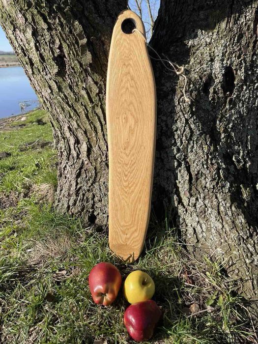 Дошка ручної роботи з масиву дуба