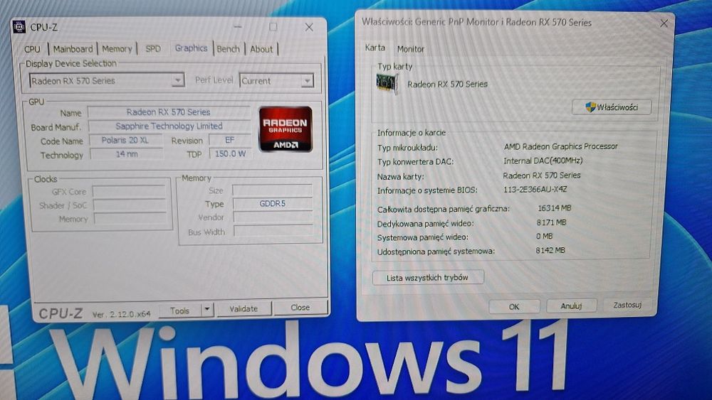 PC game i7 8r/16x 5.0GHz/RX 8GB Nitro+/16GB/1TB SSD Win11+akces gaming