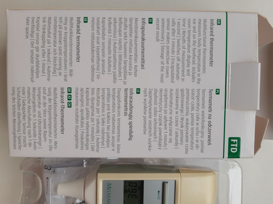 Termometr bezdotykowy