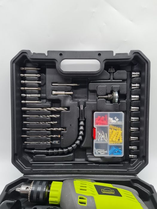 Wiertarka udarowa elektryczna 710 W 13mm Akcesoria