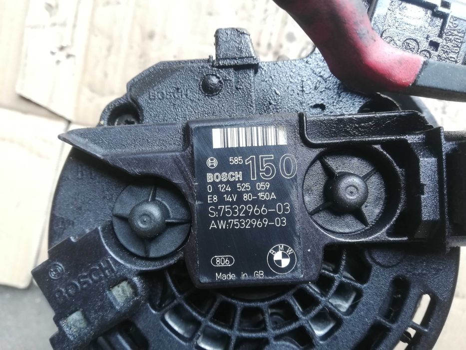 Alternator BMW 1 3 E90 E87 E81 1.6 1.8 2.0 150A z Niemiec