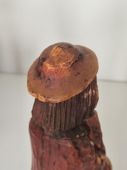 Rzeźba ludowa woskowa PRL