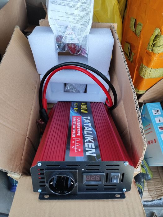 Ціна реальна. В наявності. Інвертор Tataliken 4500W  12В 2200В чиста с
