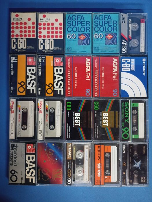 lote 20 cassetes usadas