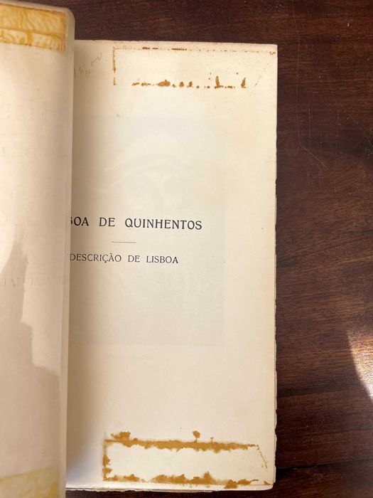 LISBOA de QUINHENTOS, Damião de Góis.