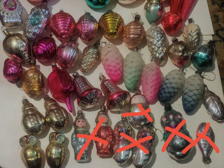 Ёлочные игрушки СССР