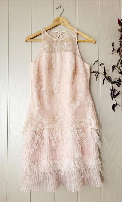 Сукня з пір'ям страуса