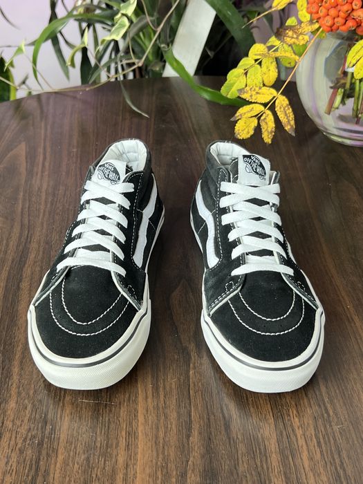 Vans Sk8-Mid old skool чорні замшеві 40 розмір
