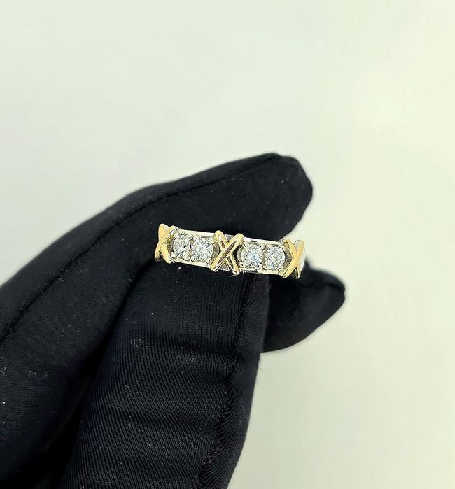 Каблучка з діамантами 0.40ct