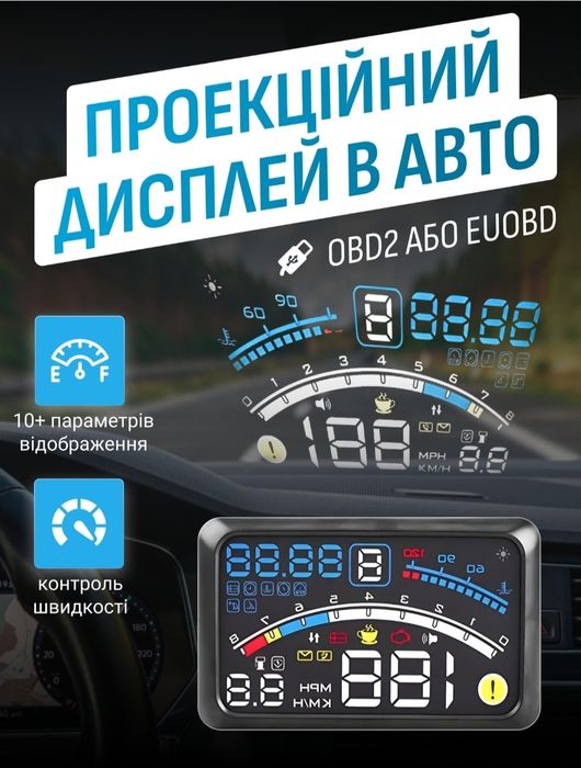 Автомобільний проекційний дисплей F4