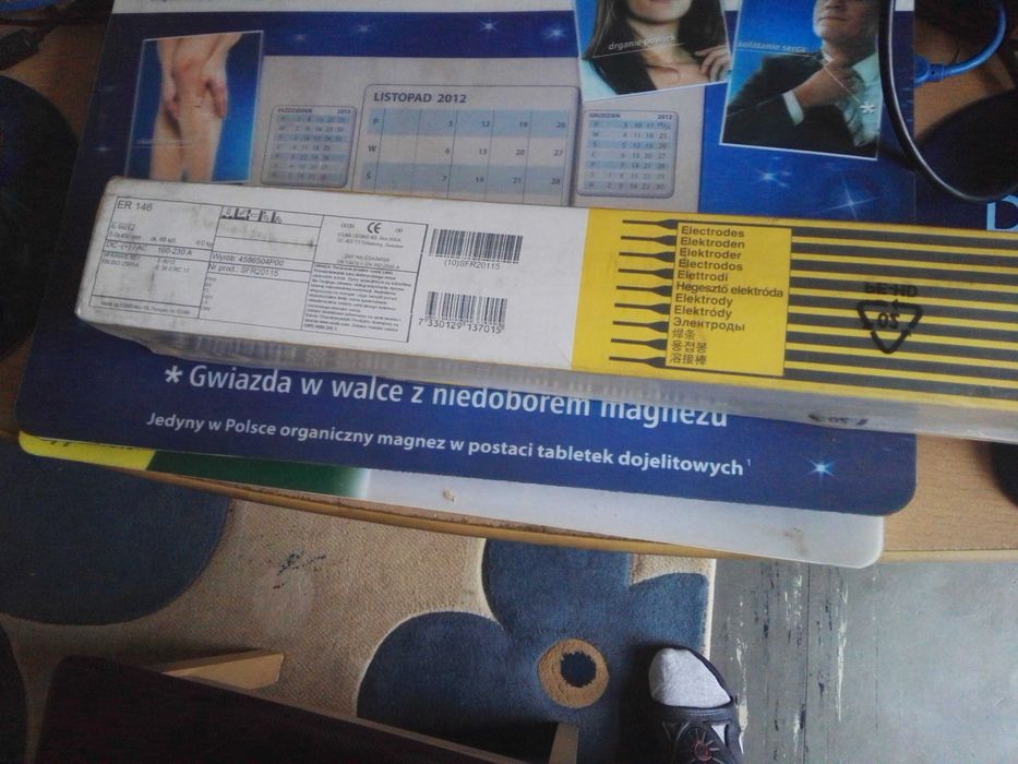 Elektrody Spawalnicze Rutylowe Ø 5,0mm/ 450 mm/ 6kg ( ESAB ER146 ).