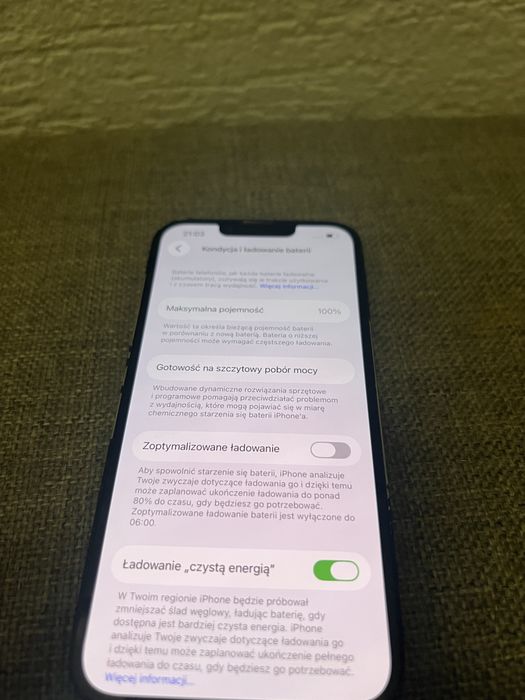 Iphone 14 128gb, 100% bateria, gwarancja