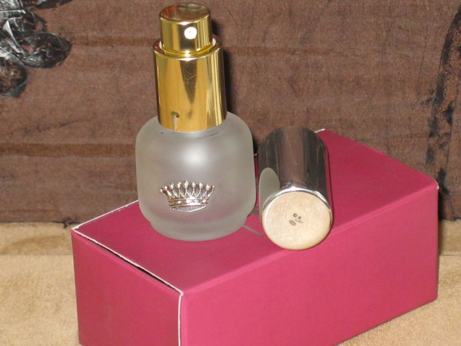 Frasco Perfume Com Prata Maciça de Lei  925`/.. C/Contraste