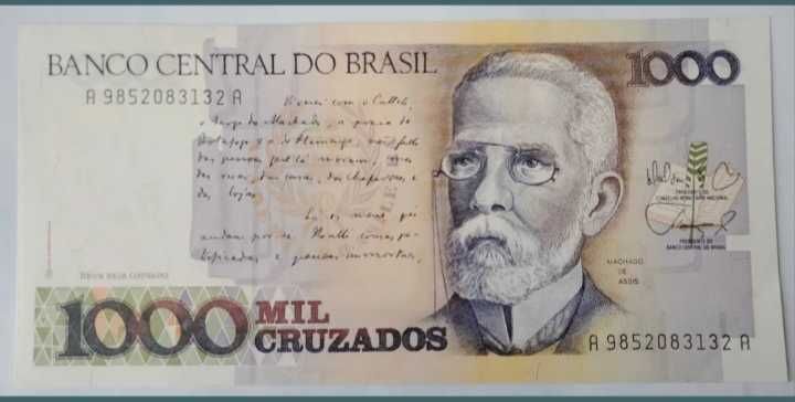 Set de 3 notas novas Circuladas no Brasil ( continente sul americano)