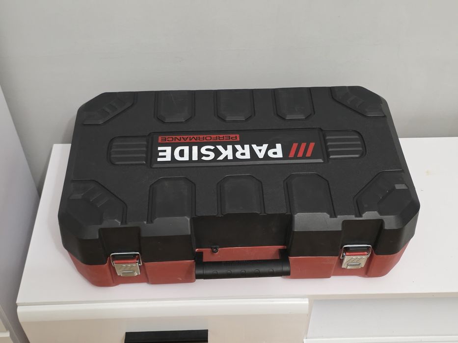 Кейс Parkside Performance  PWSAP 40-Li A1 + оригінальна ручка та ключ для болгарки