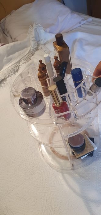 Organizafor de maquilhagem em acrílico