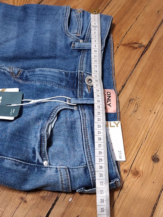 Damskie bawełniane spodnie jeansowe Only Shape Skinny 27/34