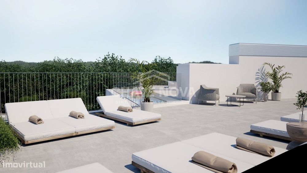 Apartamento T2 , Terraço na Cobertura c/ Piscina | Empreendimento E...