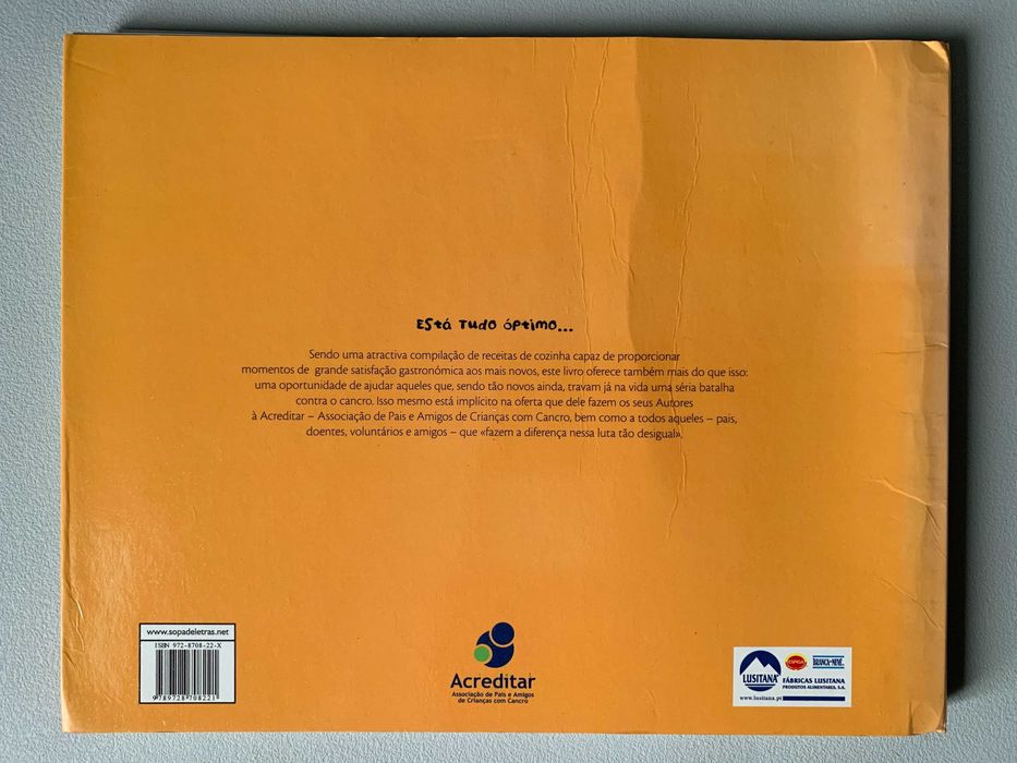 Está Tudo Óptimo... - Livro de receitas para os mais novos