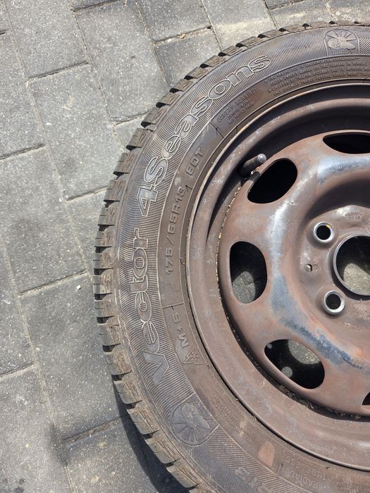 4x Felga 13 kola  Opony Vw Polo 4x100 zima