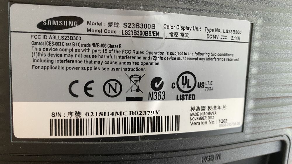 Monitor Samsung 23 cale