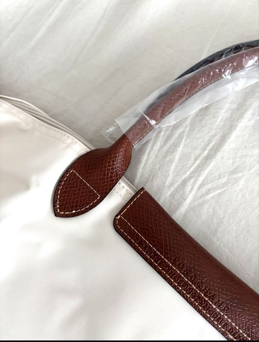 Torba Longchamp Le Pliage L  - Nowa z metkami, kremowa/beżowa