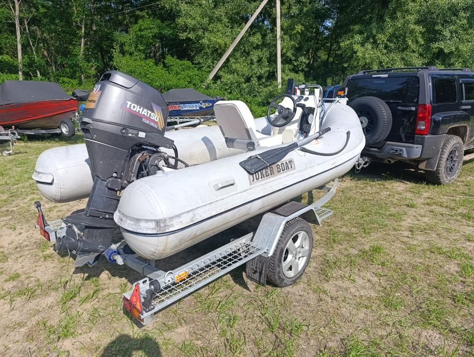 RIB 3.5 TOHATSU 30 , 4T лафет