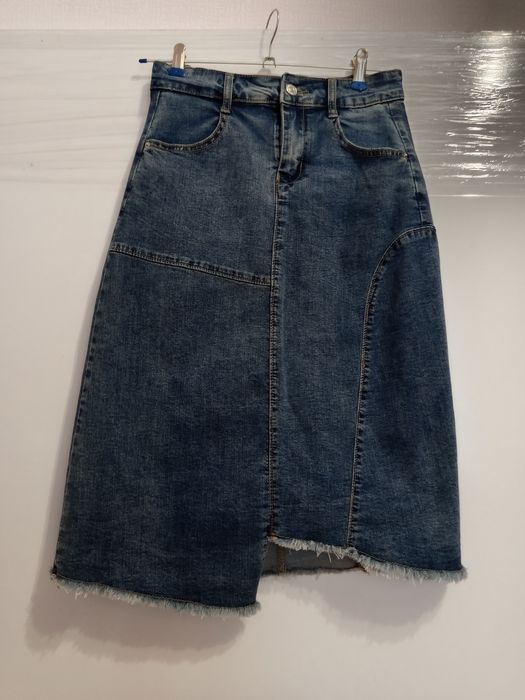 Юбка джинсовая  асимметрия